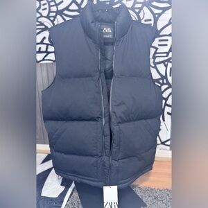 Zara Black Puffer Jacket